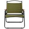 Camping Chairs 2 pcs Green 21.3"x16.9"x23.2" Oxford Fabric