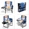 Camping Directors Chair, Heavy Duty,Oversized Portable Folding Chair with Side Table, Pocket for Beach, Fishing,Trip,Picnic,Lawn,Concert Outdoor Folda