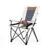 Portable Lumbar Back Camping Chairs for Outdoors